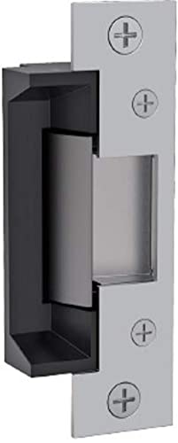 HES 5000C-12/24D-630 Series 5000C Universal Electric Strike Complete Pac for Latchbolt Locks, Satin Stainless Steel, Dual Voltage 12/24 VDC/VAC, Includes the 501 and 501A Faceplates
