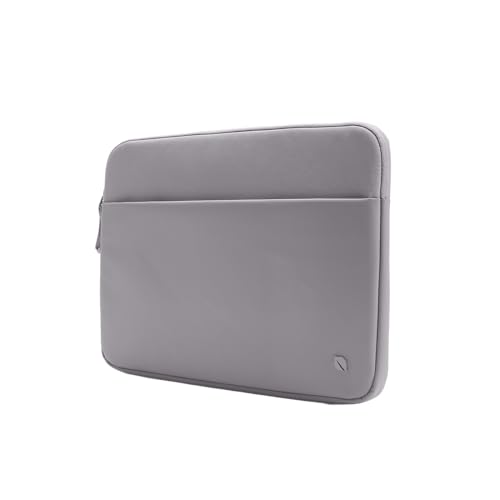 Funda para MacBook y tablet de 14 pulgadas con forro de piel sintética y exterior ReSpun gris