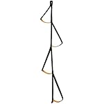 Petzl - Looping, Color Black: Petzl Looping - Escalera de 4 peldaños, color y naranja Se fija a la abrazadera de cuerda Ascencsion para la ascensura en la cuerda o en un punto de seguridad para el movimiento a los extremos de la cuerda o a los extremos de la cuerda Refuerzo rígid...