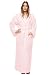 Arus Women's Classic Hooded Bathrobe Turkish Cotton Terry Cloth Robe (S/M,Pink)