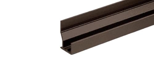CRL Dark Bronze Aluminum FHA Type "J" Channel - 12 ft Long