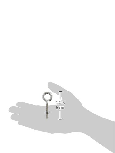 Image of National Hardware N221-580 2161BC Eye Bolt in Stainless Steel, 1 /4 inch x 2-1 /2 inch