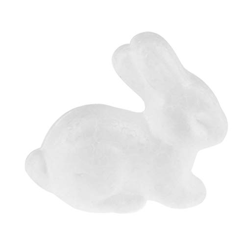 10pcs statue decorate mold template Balls desktop rural bunny rabbit round foam ball white rabbit Small animals DIY decorations outdoor christmas decorations