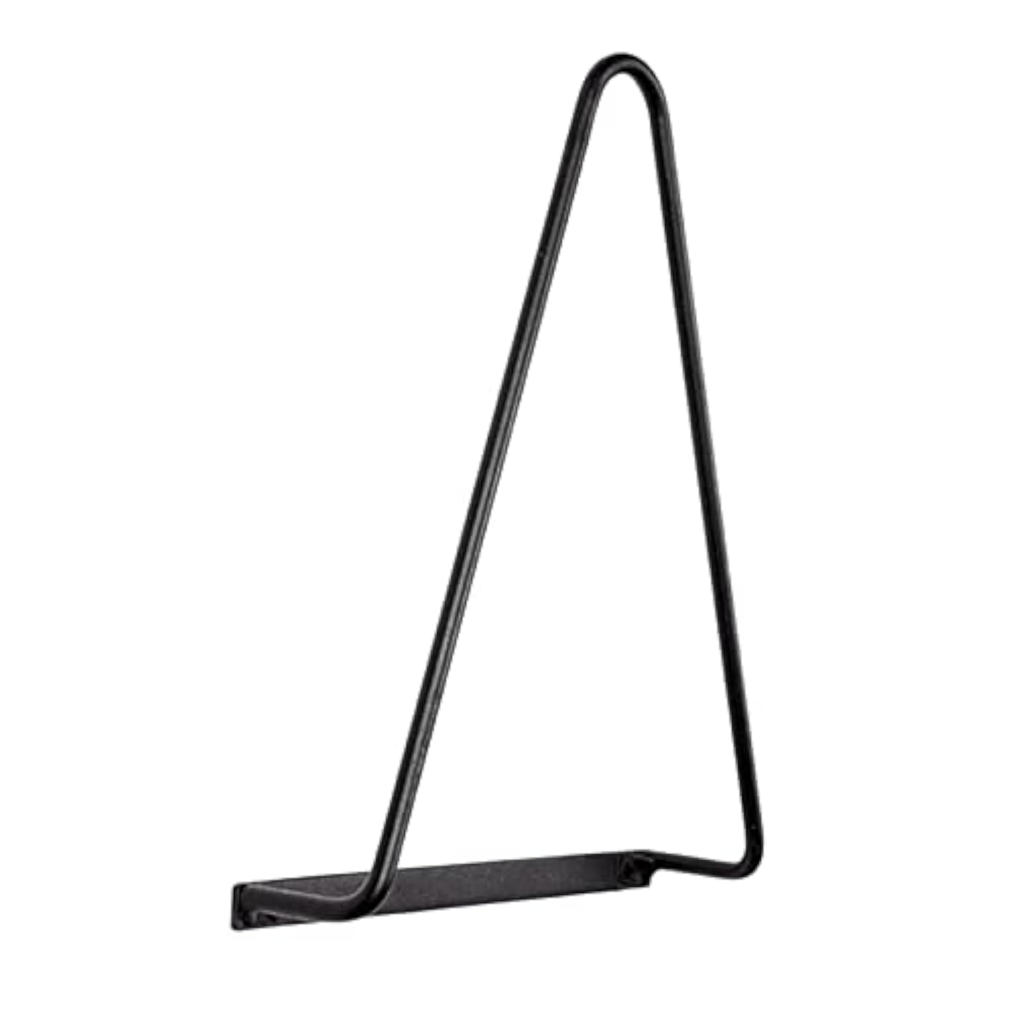 Triangle Wall Mounted Magazine Storage Rack, Black