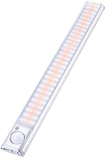 AiQInu Wireless LED Magnetic USB Rechargeable Motion Sensor Cabinet 4 Modes with 3 Brightness Levels for Wardrobe, Hallway, Stairs