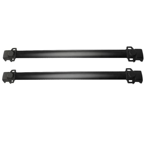 Barras transversales de aluminio negro para techo de Compass 2011-2016 5