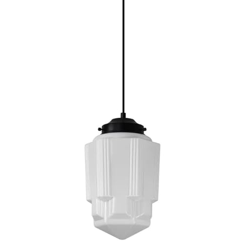 Luminaire pendantif vintage en verre, créez une ambiance intime et douce dans votre chambre