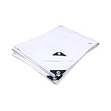20'X30' Extra Heavy Duty 12 mil (White) Tarp 3 Ply Coated Reinforced Canopy 6 oz 3 Layer (Includes Tarps Tools and Toys Maintenance Manual)