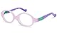 NANO Unisex Baby Bunny Sonnenbrille, Lila Kristall/Grün/Lila, 43/14