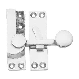 Ironmongery Solutions® Quadrant Arm Sash Window Fastener in Polished Chrome Finish