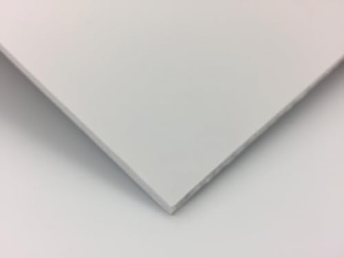 White Sintra 12 X 24 X 3MM (0.118) Plastic Boards Model: Office Supply Product Store