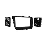 Metra Electronics 95-7355B Custom Fit Mounting Kit ISO Double DIN Radio Provision Incl.: Radio Housing Trim Panel/Brackets/Screws Custom Fit Mounting Kit