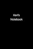 keristrasza quest line  Keri\'s Notebook: Notebook / Journal / Diary - 6 x 9 inches (15,24 x 22,86 cm), 150 pages.