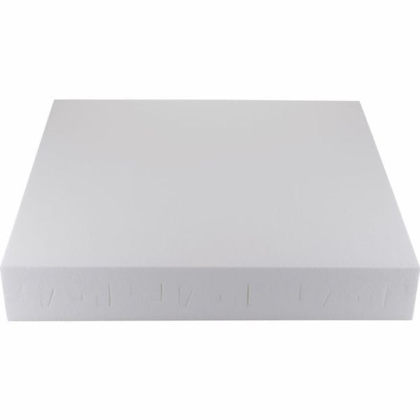 Diffusore Acustico Skyline QRD, Polistirene Espanso EPS, 60x60x7 cm, Set da 2 Pannelli, Bianco/Nero, per Ottimizzazione Acustica Ambientale (BIANCO)