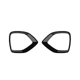 Chrome Front Bumper Fog Lights Lamps Decoration Frame Cover Trim Compatible For Suzuki Fronx WDB3S WEB3S 2025 2026 Car Exterior Accessories(Black)