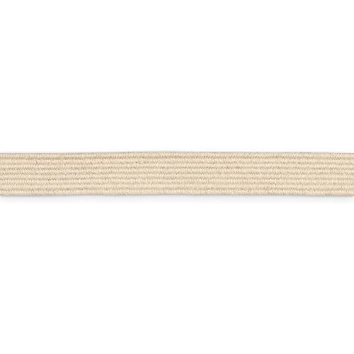Dritz 9385N Cotton Swimwear Braided Elastic, Natural, 1/4-Inch by 3-Yard