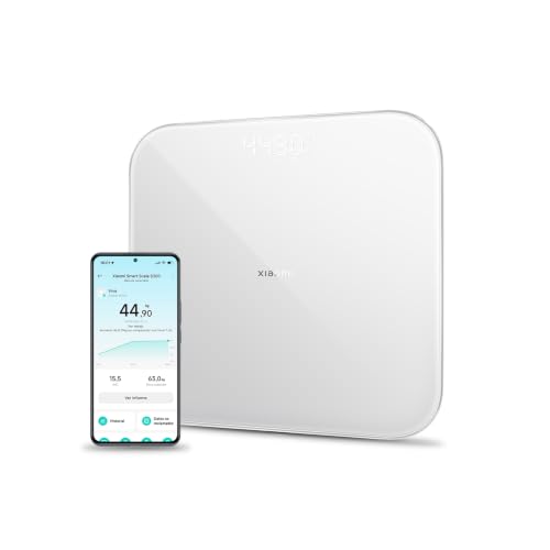 Xiaomi Bluetooth S200 Báscula Inteligente Baño Grasa Corporal blanca