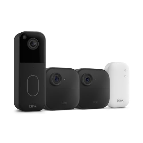 Blink Video Doorbell + 2 Outdoor Security Cameras