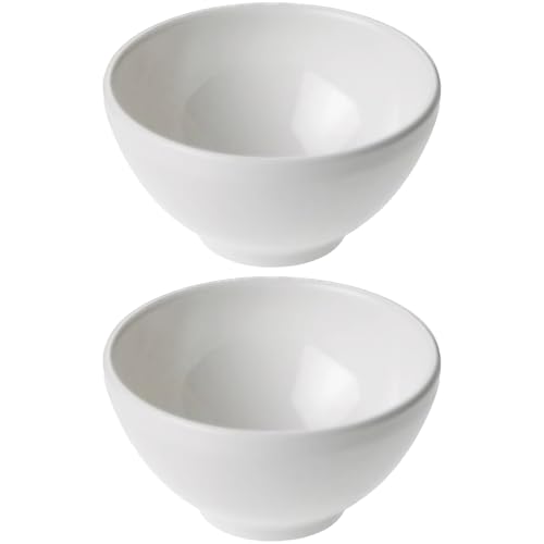 Sicignano | Coppetta in Melamina Bianca Ø11 cm | Elegante, Resistente, Lavabile in Lavastoviglie | per Dessert, Salse, Antipasti e Catering | Ciotolina Ciotola Finger Food (2)