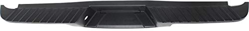 Go-Parts - Rear Bumper Step Pad for Ford F-150 2009-2014, Black, Styleside, with Towing Package, Without Rear Object Sensor Holes, Replacement 2010 2011 2012 2013
