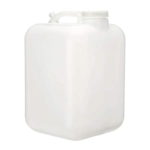 FastRack 5 Gallon Hedpak with Cap | BPA-free, Food-Grade, and Leak-Proof | White Water Container | Ideal for brewing, fermentation, or storage