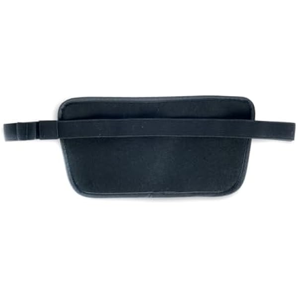 Tatonka Skin Document Belt belly bag - плоская набедренная сумка с большим карманом на молнии - для ношения под одеждой (черный)