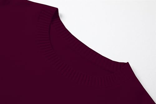 SANGTREE Women's Sweaters Crewneck Long Sleeve Soft Knit Pullover Jumper Tops Casual Fall Sweaters4