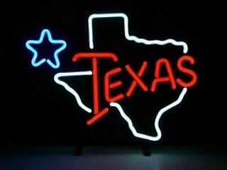 Beer Bar Texas Lone Star Beer Neon Lamp Sign 17inx14in Bar Light Glass Artwork Handmade
