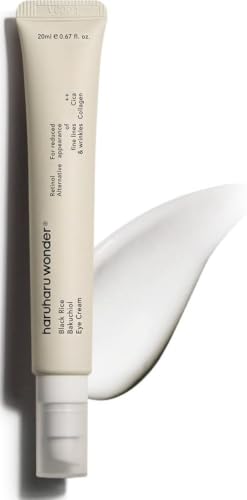 haruharu wonder Black Rice Bakuchiol Eye Cream, 0.67 fl. oz, Wrinkle Care