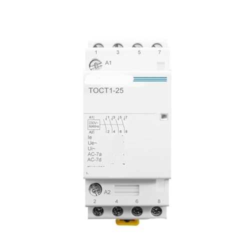Contacteur modulaire TOCT1 4P 25A pour tableau électrique domestique