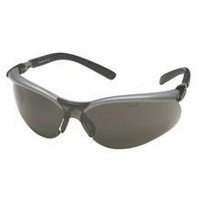 3M 11381-00000 BX Safety Glasses with Black and Silver Nylon Frame and Gray Polycarbonate Anti-Fog Lens (1/EA) - 3M