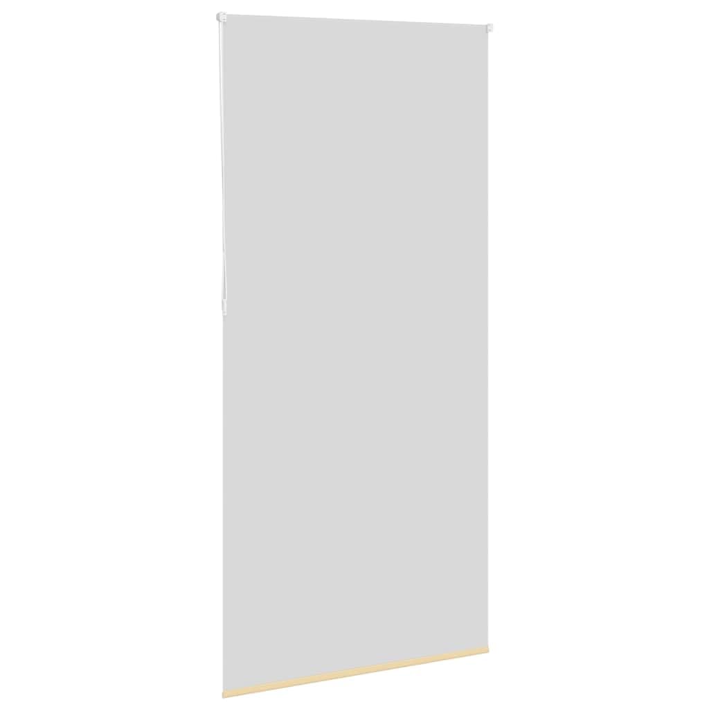 Tenda oscurante a rullo beige, 90 x 230 cm, larghezza tessuto 85,7 cm, protezione solare in poliestere, facile da montare, durevole e resistente alle intemperie