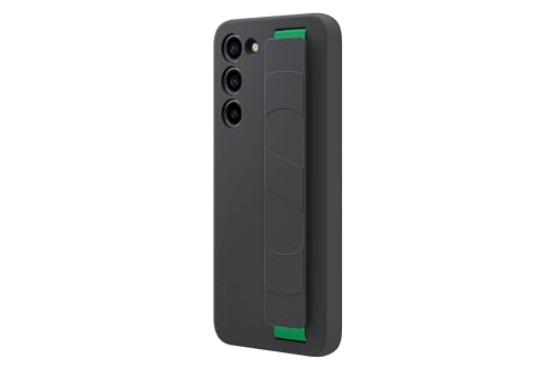 Samsung Coque Silicone avec lanière G S23+ Noir