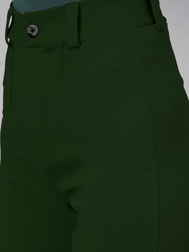 Image of Mehrang Trousers for Women, Formal Pants for Women, Straight Fit Pants