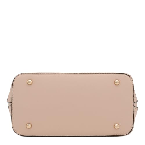 Image of FashionPuzzle Zip-Around Saffiano Classic Dome Satchel