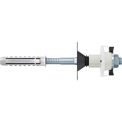 Fischer WST 120 Klik Fissaggio Lavabi Lavandini e Sanitari a Parete, Installabile anche da una Singola Persona, 54179