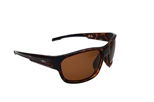 WrApz Trio Sunglasses Tortoiseshell Brown with Brown Lens Polarised, Tortoiseshell / Brown