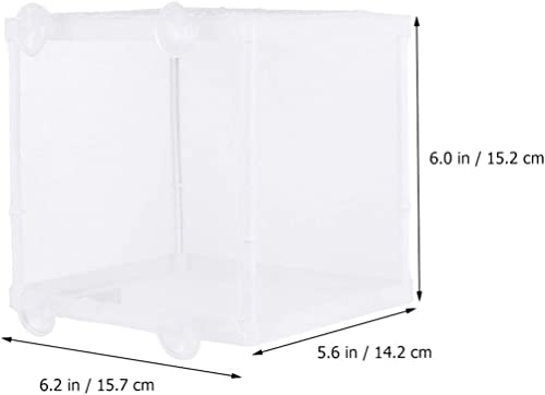 VAYINATO Boyu Aquarium Fish Breeding, Isolation, Hatchery Box for Fish Fry Net (Small (NB-3201) - Single)
