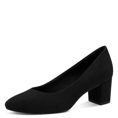 MARCO TOZZI Damen Pumps mit Blockabsatz Vegan, Schwarz (Schwarz), 40 EU