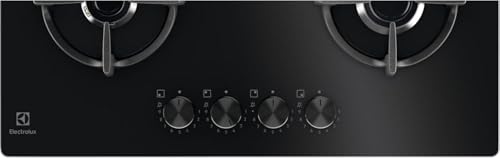 Electrolux Piano Cottura Gas EGG64272K Serie 600 Gas on Glass 60cm da Incasso, 4 Fuochi, Bruciatore Rapido, Bruciatore Wok, Precisa Regolazione della Fiamma, Sicurezza Sicurgas, 590x520cm, Nero - immagine 6