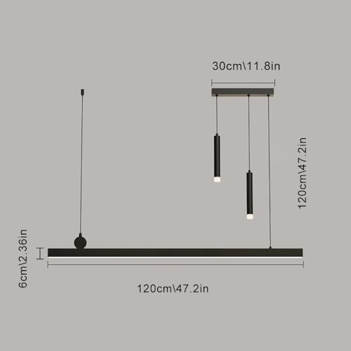 Lustre LED moderne pour sublimer vos dîners avec un éclairage chaleureux