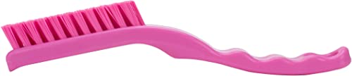Image of SPARTA Detail Brush Grout Brush, Crevice Brush with Hanging Hole for Bathroom, Kitchens, Countertop, Plastic, 9 Inches, Pink