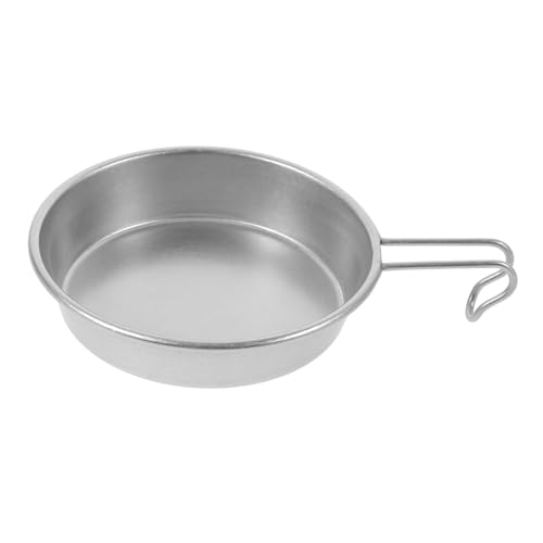 Alipis Stainless Steel Camping Bowl Collapsible Camping Bowl Lightweight Portable