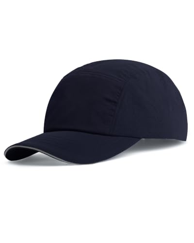 Image of Zylioo XL XXL Baseball Cap for Big Heads, Quick Dry Reflective Hat | Perforated Panels And Elastic Strap Add Breathable Comfort For Running, Golf, Walking, Travel, And Summer Wear