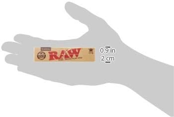 RAW Classic King Size Slim Rolling Paper, Brown, 5 Count