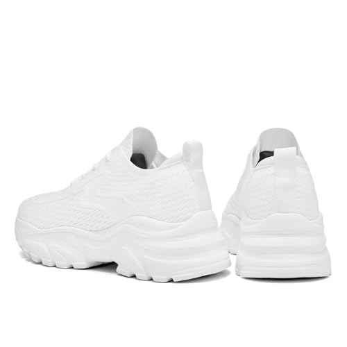 Image of Womens Ladies Walking Shoes Fashion Running Sneakers Casual Comfor Lightweight Breathable Soft Sole Gym Tennis Work