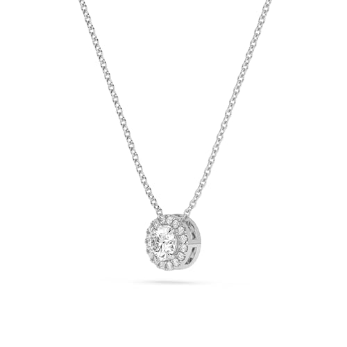 Collier Argent 925 pour Femme avec Pendentif Zircone Éclatant