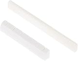altura puente guitarra clasica Buen asiento de puente de repuesto y tuerca para guitarra clasica. Esta tuerca de hueso bajo es adecuada para su bajo de 6 cuerdas, que puede ayudar a mantener el tono y mejorar la calidad del sonido.