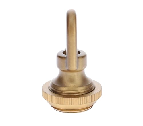 Image of B&P Lamp Cast Antique Brass Finish Screw Collar Ceiling Light Canopy Plate Kit