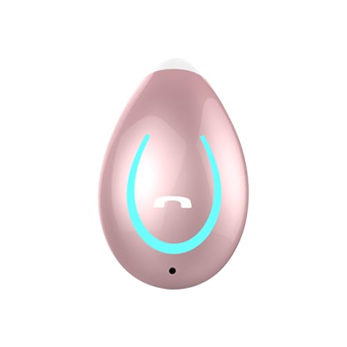 DIYEAH Auricular Inalámbrico Clip Deportivo con Cancelación de Ruido Control Táctil Práctico y Portátil Diseño Rosa para Uso Manos Libres
